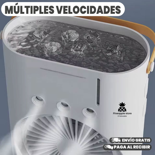 VENTILADOR DOBLE CON HUMIDIFICADOR