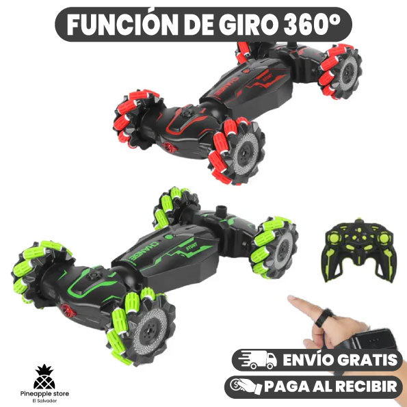 CARRO RC CON TECNOLOGIA DE SENSOR DE MOVIMIENTO + PULSERA CONTROL REMOTO