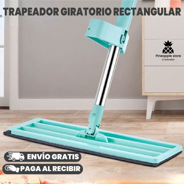 TRAPEADOR GIRATORIO 360º RECTANGULAR DE MICROFIBRA