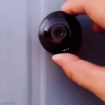 Micro cámara espía portátil discreta