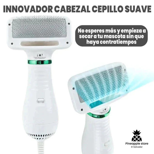 Secador y Cepillo Para Mascota 2 en 1