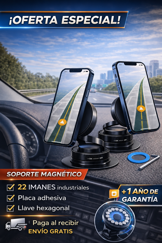 Soporte Magnético Premium Universal "Ultra-Grip"