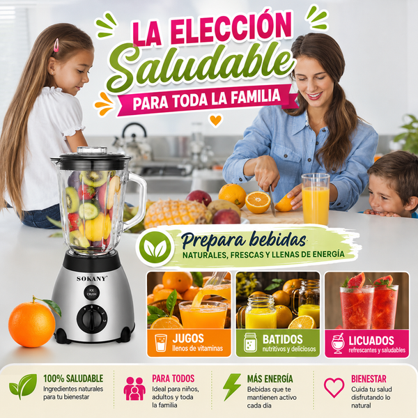 Mezclador SOKANY para Batidos Diario Compacto