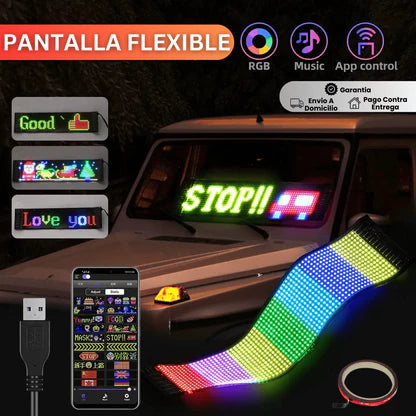 Pantalla LED Flexible Animada