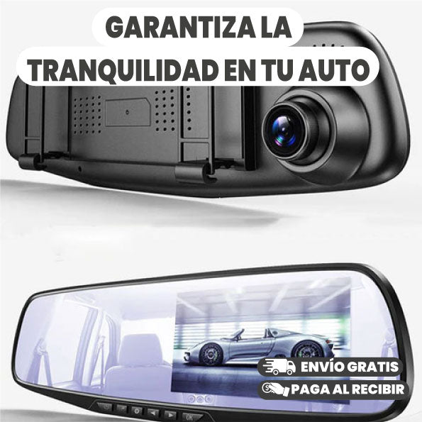 ESPEJO RETROVISOR CON CÁMARA DVR