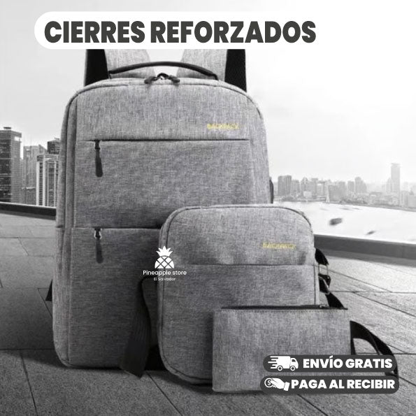 SET DE MOCHILA DE 3 PIEZAS