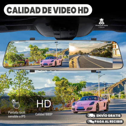 ESPEJO RETROVISOR CON CÁMARA DVR