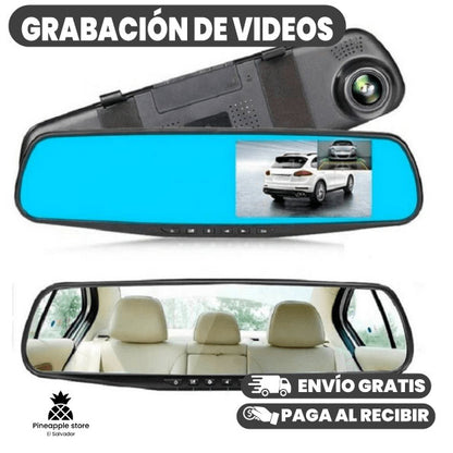 ESPEJO RETROVISOR CON CÁMARA DVR