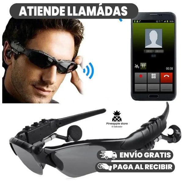 LENTES DE SOL CON AUDÍFONOS BLUETOOTH MANOS LIBRES