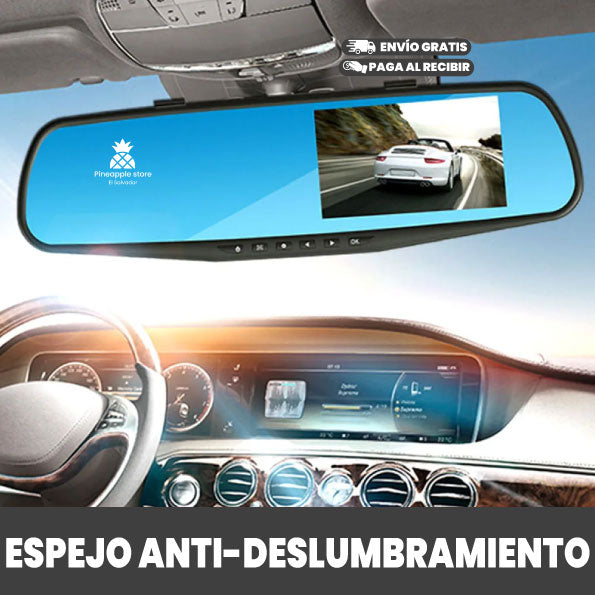 ESPEJO RETROVISOR CON CÁMARA DVR