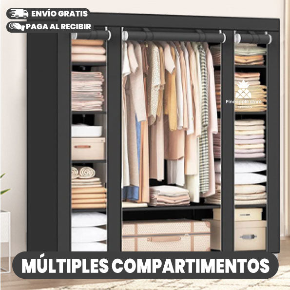 CLOSET METALICO 5 NIVELES + FORRO