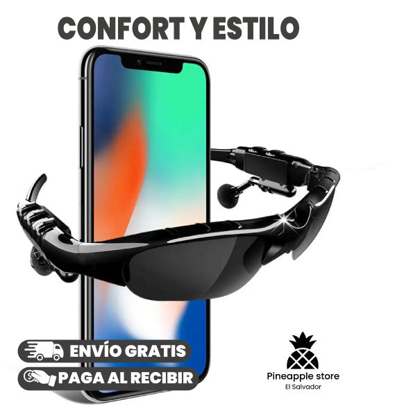 LENTES DE SOL CON AUDÍFONOS BLUETOOTH MANOS LIBRES