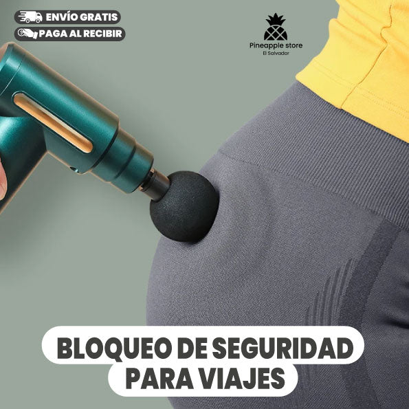 MINI PISTOLA MASAJEADOR PORTÁTIL RECARGABLE