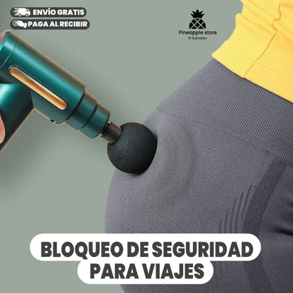 MINI PISTOLA MASAJEADOR PORTÁTIL RECARGABLE