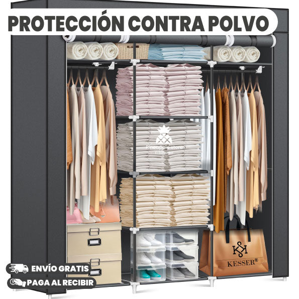 CLOSET METALICO 5 NIVELES + FORRO