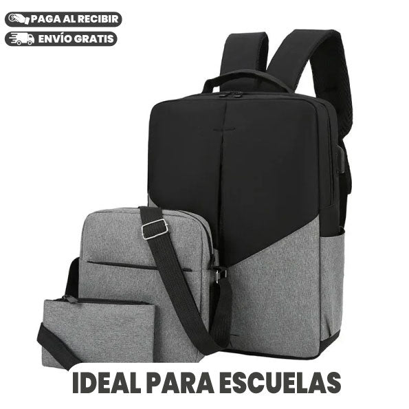 SET DE MOCHILA DE 3 PIEZAS