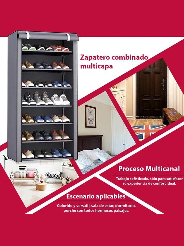 Zapatero Torre Organizada Fácil y Compacto