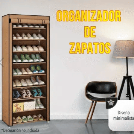 Zapatero Torre Organizada Fácil y Compacto