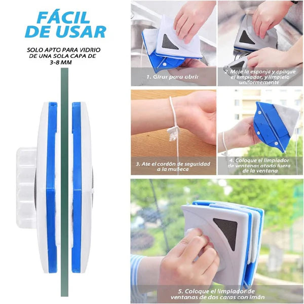 MagClean Limpiador Magnético de Ventanas